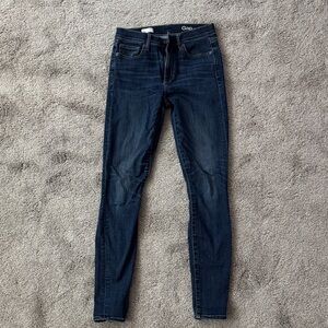 GAP Women's Deep Blue Skinny Jeans